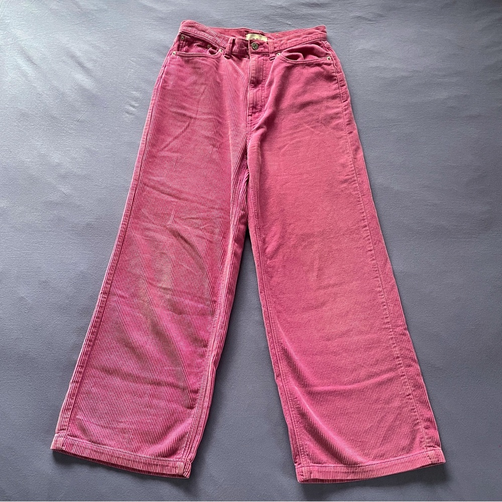 BDG, Urban Outfitters Hot Pink Wide Leg Corduroy Pants